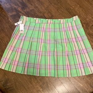 NWT Bp Plaid Pleated tennis Skirt Size 1X